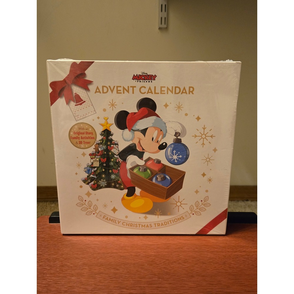 Disney Mickey and Friends Advent Calendar Family Christmas Traditions 3D Tree